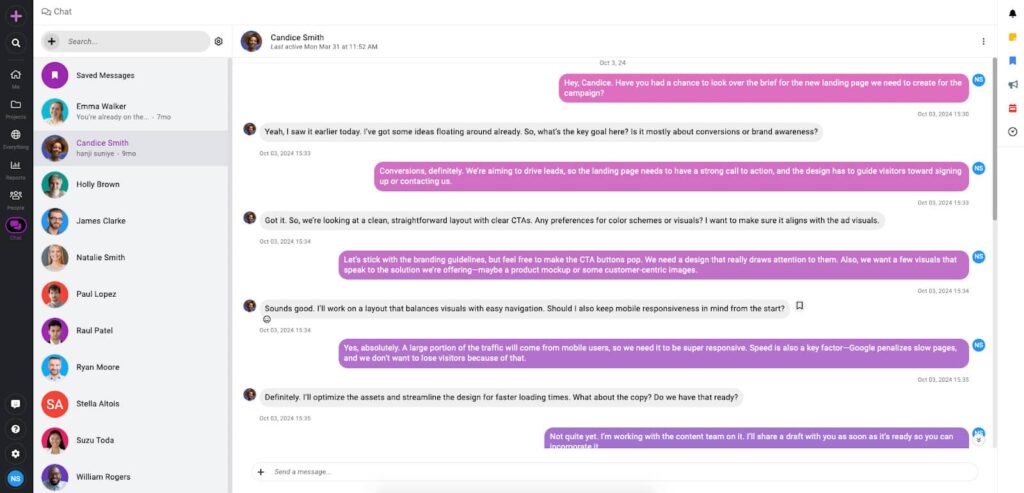 ProofHub Collaboration features