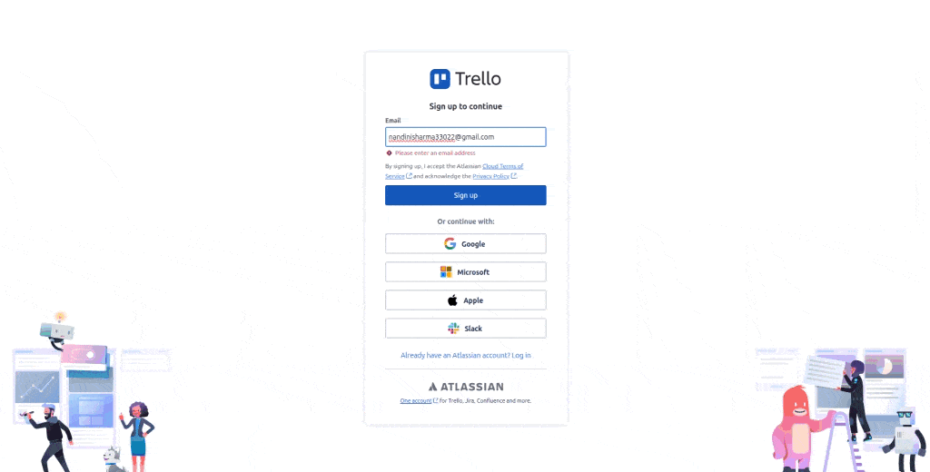 Trello Project management