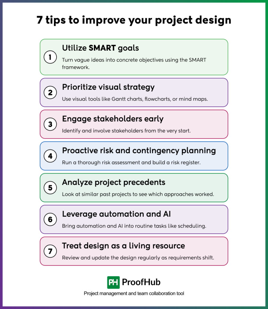 7 tips to improve your project design