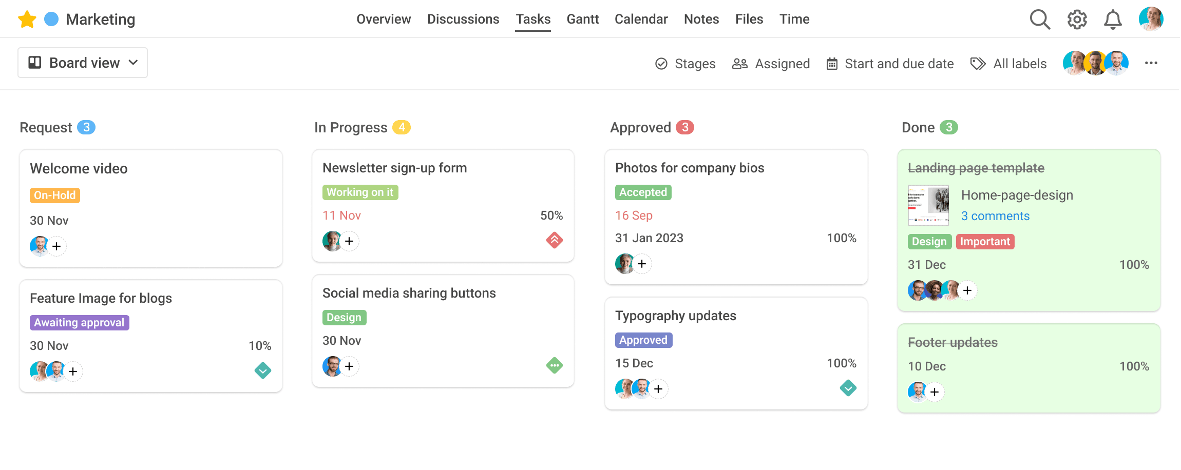 Kanban board