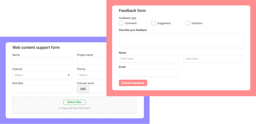 Personalize ProofHub’s form as per requirement
