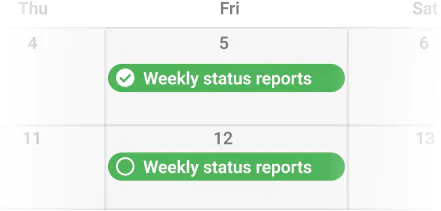 Alt Tag: Set Recurring tasks on daily, weekly, monthly, or yearly basis in ProofHub
