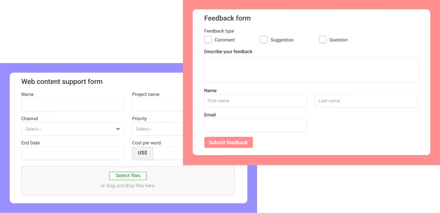 Personalize ProofHub’s form as per requirement