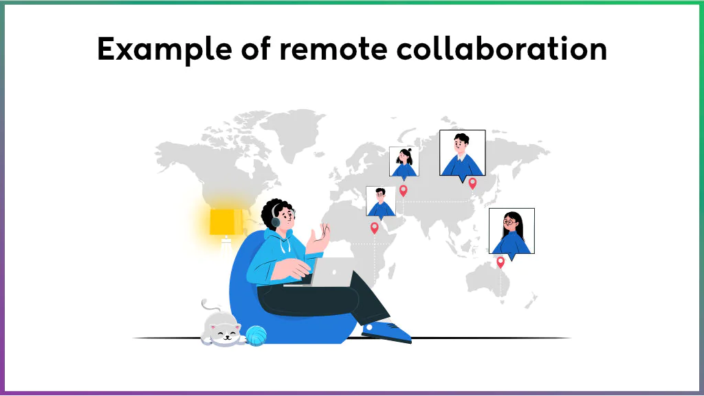 remote collaboration example