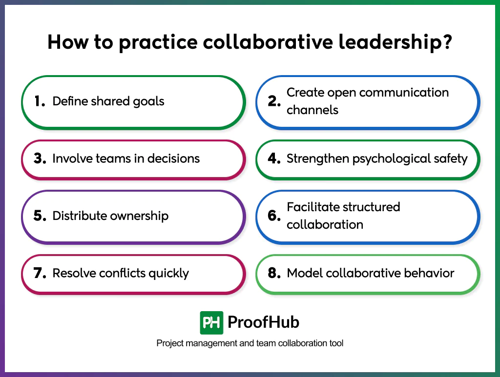how to practice collaborative leadership