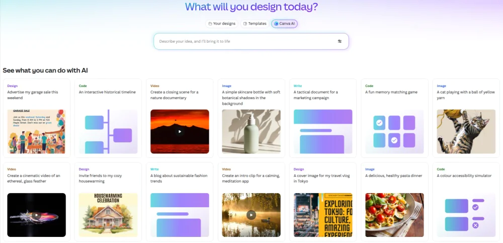 Canva - AI-powered graphic design