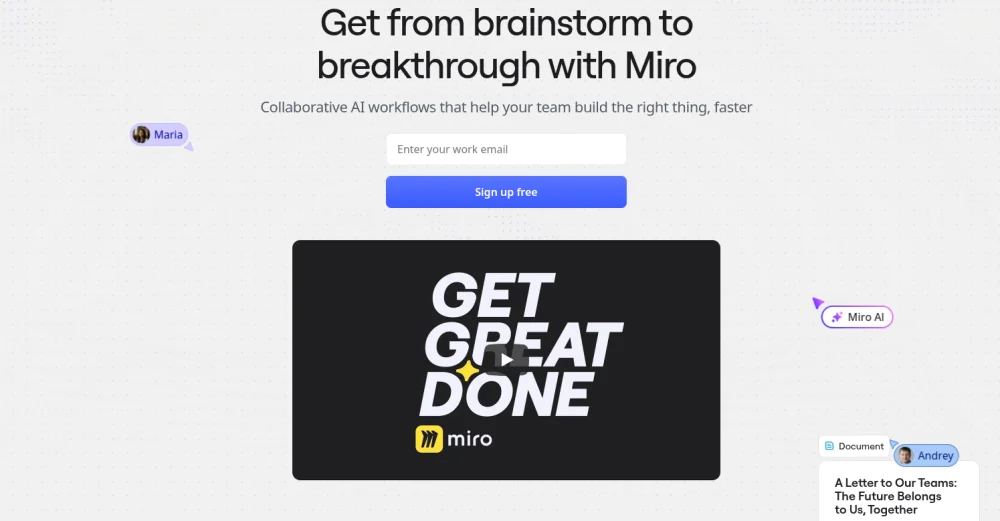 Miro design Innovation-Workspace