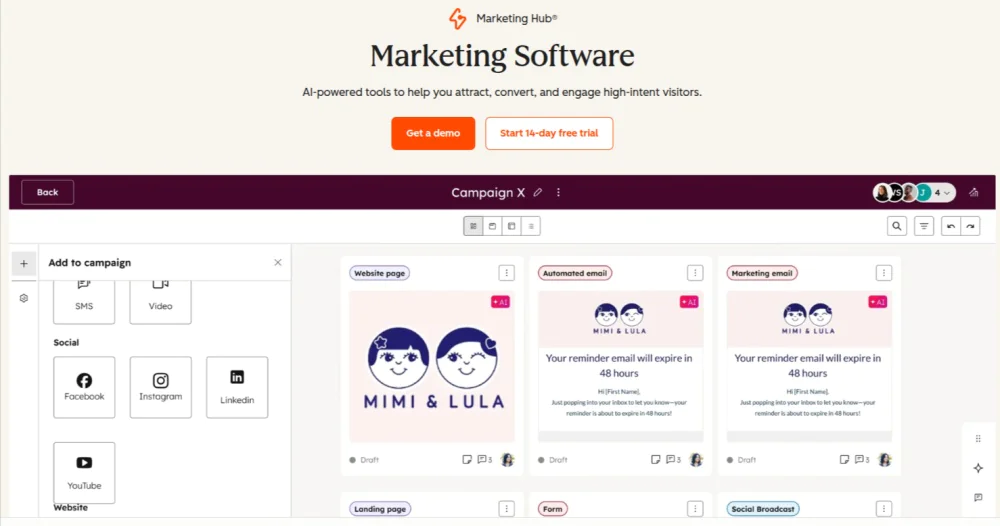 HubSpot marketing software