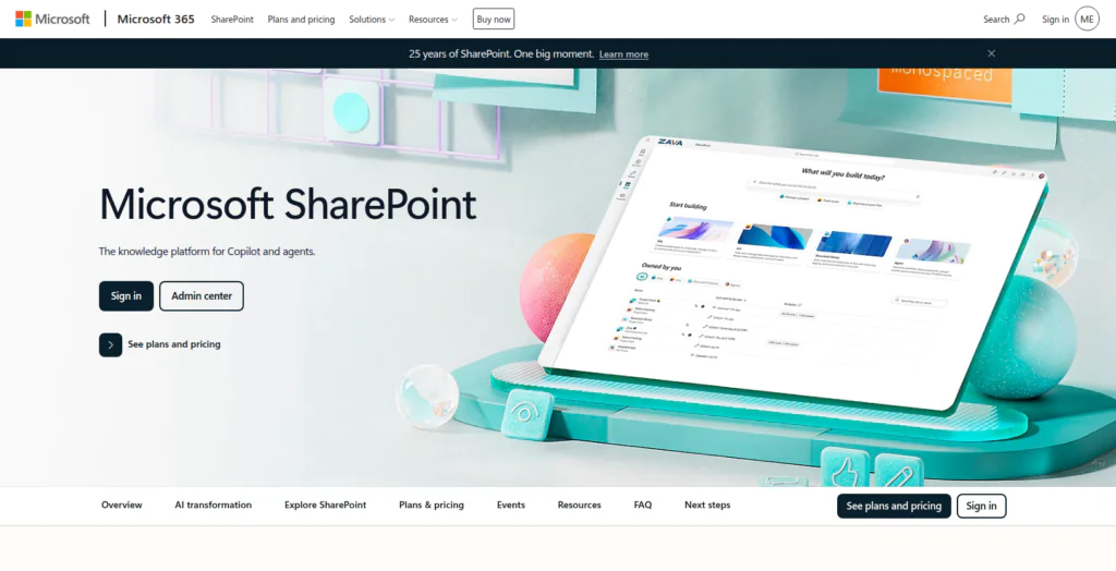 Microsoft 365 (Word + Sharepoint)